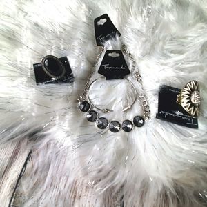 Taramanda Necklace, bracelet and two rings